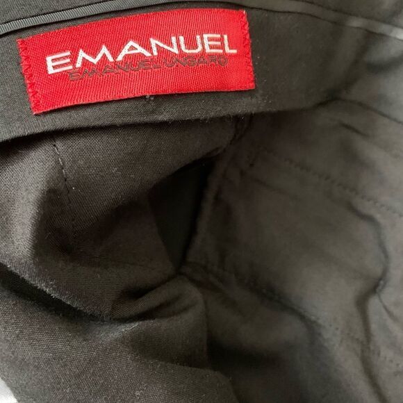 NWOT 👖 Emanuel Ungaro black pant - Picture 4 of 5